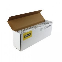 Fém spirál 3:1, 12mm, 81-100lap, Fellowes® 100 db/doboz, ezüst Kötészeti kellék Fellowes