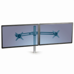 Monitortartó kar, két monitorhoz, Fellowes® Lotus Monitor, tablet tartó Fellowes