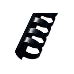 Spirál műanyag, 45mm, 50 db/doboz, Fornax fekete Kötészeti kellék Fornax