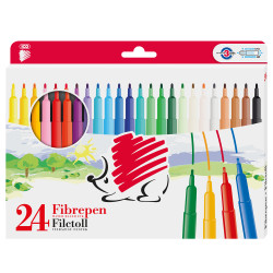 Rostirón, filctoll vízbázisú Süni Ico 300 24 klf.szín Filctoll Ico