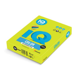 Másolópapír, színes, A4, 80g. IQ 500ív/csomag, neon zöld Másolópapír színes IQ