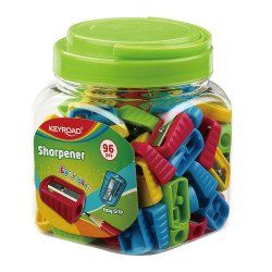 Hegyező 1 lyukú 96 db/display Keyroad Classic vegyes színek Hegyező Keyroad