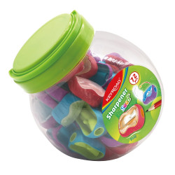 Hegyező 1 lyukú fedeles 72 db/display Keyroad Seed vegyes színek Hegyező Keyroad