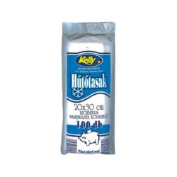 Nylon zacskó 20 x 30 cm (2 literes) 100 db/csomag uzsonnás tömbösített Zacskó, tasak, táska Kelly