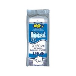 Nylon zacskó 20 x 30 cm (2 literes) 100 db/csomag uzsonnás tömbösített Zacskó, tasak, táska Kelly