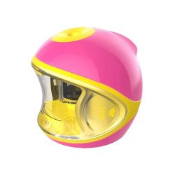 Hegyező asztali elektromos 1 lyukú tartályos, cserélhető penge, Keyroad Racer vegyes színek Hegyező Keyroad