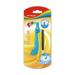 Körző ceruzás, bliszteres Keyroad Flow vegyes színek Körző és kelléke Keyroad