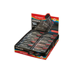 Radír, 20 db/display, Keyroad Tec TPE, fekete Radír Keyroad