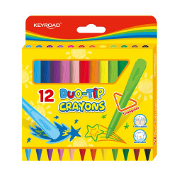 Viaszkréta, 100 x 13 mm, 12 db/doboz, Keyroad Kréta Keyroad