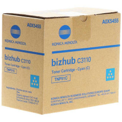 Minolta TNP51 toner cyan ORIGINAL 5K Toner original Konica Minolta