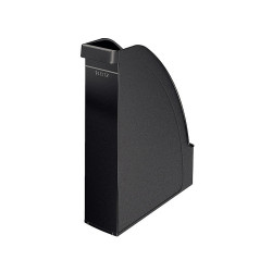 Iratpapucs 7cm, műanyag, Leitz Plus fekete Iratpapucs Leitz