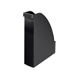 Iratpapucs 7cm, műanyag, Leitz Plus fekete Iratpapucs Leitz