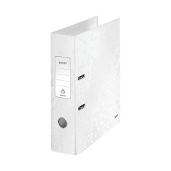 Iratrendező A4, 8cm, karton Leitz 180 Wow fehér Iratrendező Leitz