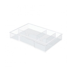 Rendszerező tálca Leitz Plus/Wow Cube fiókos irattárolókhoz áttetsző Fiókos irattároló, irattartó Leitz