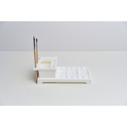 Festékkeverő paletta és ecsetmosó készlet, Nebulo Iskolai ecset és kelléke Nebulo