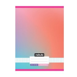 Füzet, A4, kockás, 87-32, Monochrome és Gradient minták I., 12 db/csomag Nebulo Iskolai füzet Nebulo