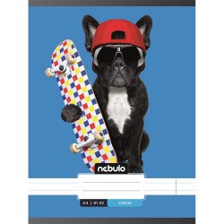 Füzet, A4, vonalas, 81-32, Xtreme minták, 12 db/csomag Nebulo Iskolai füzet Nebulo