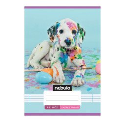 Füzet, A5, 1. osztályos vonalas, 14-32, Cuki minták, 16 db/csomag Nebulo Iskolai füzet Nebulo