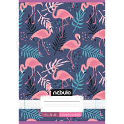 Füzet, A5, 3. osztályos vonalas, 12-32, Cuki minták, 16 db/csomag Nebulo Iskolai füzet Nebulo