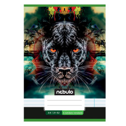 Füzet, A5, 4. osztályos vonalas, 21-32, Vagány minták, II., 16 db/csomag Nebulo Iskolai füzet Nebulo