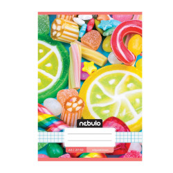 Füzet, A5, kockás, 27-32, Cuki minták, 16 db/csomag Nebulo Iskolai füzet Nebulo