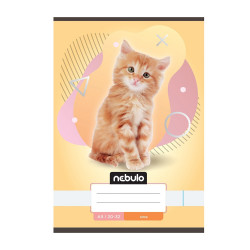 Füzet, A5, sima, 20-32, Állatos minták, 16 db/csomag Nebulo Iskolai füzet Nebulo