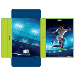 Füzetbox A4, hullámkarton, Oxi-Foci, Nebulo Tok, tartó, füzetbox Nebulo