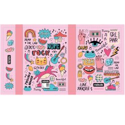 Füzetbox, A4, Girl Power, Nebulo Tok, tartó, füzetbox Nebulo