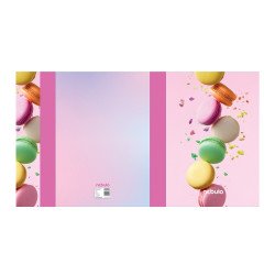 Füzetbox, A4, Macaron, Nebulo Tok, tartó, füzetbox Nebulo