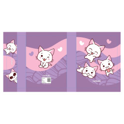 Füzetbox, A5, Cica, Nebulo Tok, tartó, füzetbox Nebulo