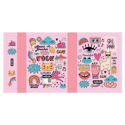 Füzetbox, A5, Girl Power, Nebulo Tok, tartó, füzetbox Nebulo