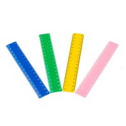 Vonalzó 16cm,-es, vegyes színek Nebulo Vonalzó, szögmérő Nebulo