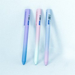 Zseléstoll, 0,5mm kék test, Nebulo írásszín kék Zselés toll Nebulo