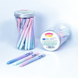 Zseléstoll, 0,5mm kék test, Nebulo írásszín kék Zselés toll Nebulo