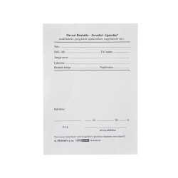 Orvosi beutalás-jav.-ig.  A.3510-64/a Egészségügy Nyomell
