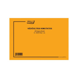 Védőoltási kimutatás c.3334-5/2009új Egészségügy Nyomell