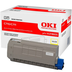 Oki C711 toner yellow ORIGINAL 11,5K Toner original Oki