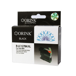 Brother LC127XL tintapatron black ORINK Tintapatron kompatibilis Orink