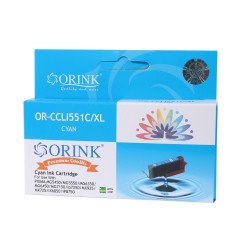 Canon CLI551XL tintapatron cyan ORINK Tintapatron kompatibilis Orink