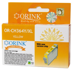 Utángyártott Hp 364XL/CB325EE tintapatron yellow ORINK Tintapatron kompatibilis Orink