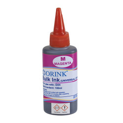 Utángyártott Ink Hp Universal dye magenta 100ml ORINK Töltési anyag Orink