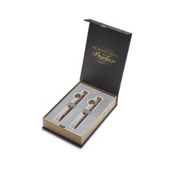 Golyóstoll+töltőtoll burgundi vörös test, burgundi vörös klipsz Parker Royal IM Monochrome Golyóstoll Parker