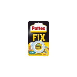 Ragasztószalag kétoldalas, 19mmx1,5 m, Henkel Pattex Fix 80 kg Ragasztószalag kétoldalas Pattex