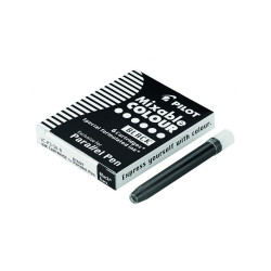 Töltőtoll tintapatron Pilot Parallel Pen 6 db/doboz, fekete Töltőtoll, patron Pilot