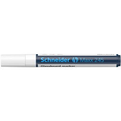Üvegtábla marker 1-3mm, Schneider Maxx 245 fehér Táblamarker Schneider