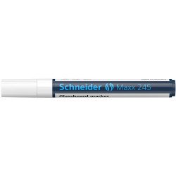 Üvegtábla marker 1-3mm, Schneider Maxx 245 fehér Táblamarker Schneider