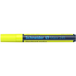 Üvegtábla marker 1-3mm, Schneider Maxx 245 sárga Táblamarker Schneider
