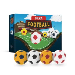 Radír, focilabda, 36 db/display, Silka Radír Silka