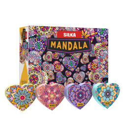Radír, mandala, 36 db/display, Silka Radír Silka