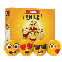 Radír, smile-kicsi, 36 db/display, Silka Radír Silka